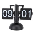 thumbnail image 1 of Flip Clock, Retro Flip Down Clock Mechanical Digital Flip Desk Clock Large Number Battery Powered Internal Gear Operated Clock, Table Clock for Home Office School Hotel Cafe, 1 of 7