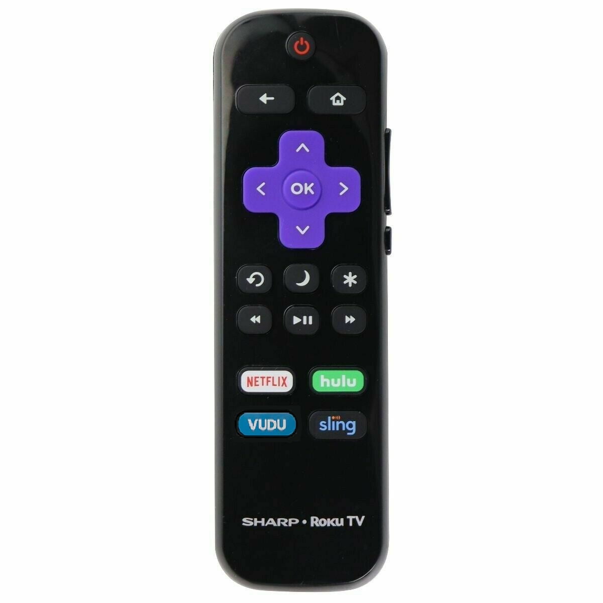 Buy Sharp HS-RCRUS-20 Roku Remote Control with Built-in Netflix, Hulu ...