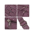 thumbnail image 5 of Deago Crossbody Bags for Women Pocketbooks Soft PU Leather Purses and Handbags Multi Pocket Shoulder Bag (Purple), 5 of 9
