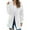 White, variant on Besolor Womens Fleece Zip up Jacket Fuzzy Warm Winter Oversized Hooded Long Coat Outerwear with Pockets