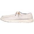 thumbnail image 3 of NORTY Womens Boat Shoes Slip On Loafers Canvas Casual Walking Lace Up Sneakers, 3 of 7