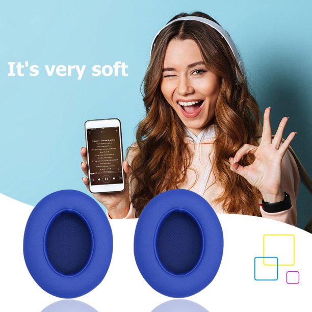 1 par de almohadillas para los oídos de cuero suave para Beat Studio 3 3.0 JShteea Nuevo