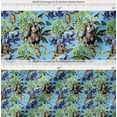 thumbnail image 2 of Soimoi Cotton Poplin Fabric Rabbit,Lilac & Pansy Floral Print Sewing Fabric Yard 56 Inch Wide, 2 of 7