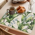 thumbnail image 3 of Spring Flower Placemats Set of 2, Campanula Isophylla Non-Slip Place Mats Washable Table Mats for Kitchen Dining Table Decorations Indoor/Outdoor, 3 of 9