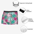 thumbnail image 3 of Yiaed Tropical Leaves Print Men's Soft Cotton Boxer Shorts Breathable Boxers Underwear Moisture-Wicking Underwear Stretch Boxer Briefs for Man-XX-Large, 3 of 5
