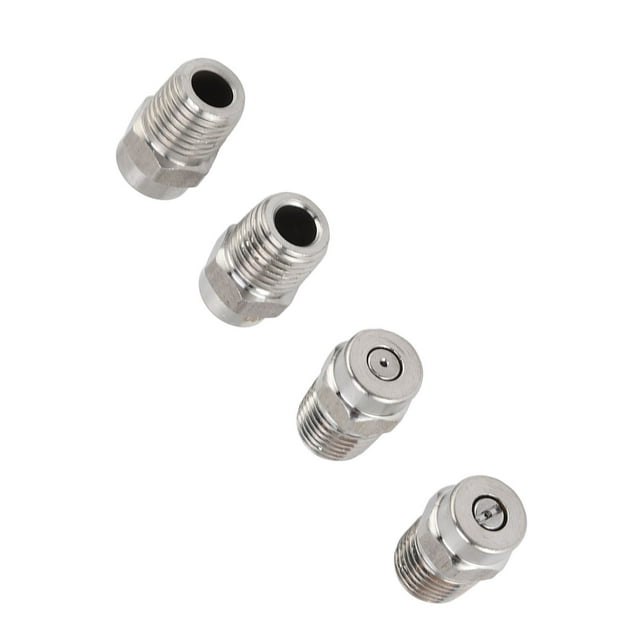 Threaded Nozzles, Sturdy G1/4 External Thread Nozzles Environmental Friendly Uniform Spray For Machine 1.07mm/0.42in Hole Diameter