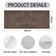 thumbnail image 6 of Washable Kitchen Runner Rug 2x5 ft, Non Slip Low Profile Soft Rug, Distressed Vintage Floral Carpet for Kitchen, Entryway, Hallway, Laundry, Brown, 6 of 6