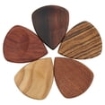 thumbnail image 3 of Guitarra 5 Uds Púas De Guitarra De Madera Ranuras Antideslizantes Púas De Guitarra Hechas A Mano Populares Para Tocar En Escenario, 3 of 7