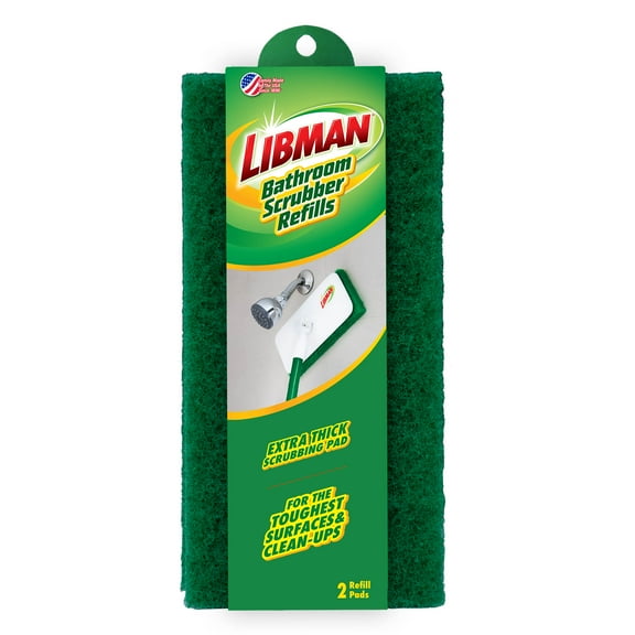 Libman Green Wall/Floor Scrubber Replacement Pads