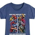 thumbnail image 3 of Marvel - Heroes Vs Villains - Toddler And Youth Girls Fitted Short Sleeve Graphic T-Shirt, 3 of 5