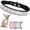 Black, variant on Hent Rhinestone Dog Collar, suitable for small and medium-sized dogs. Bling diamond luxury crystal high-value pet collar for small and medium dogs and cats.