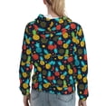 thumbnail image 7 of Honeii Colorful Pineapple Pattern Womens Oversized Hoodies Long Sleeve Sweatshirts Pullover Fall Outfits with Pocket-XX-Large, 7 of 7