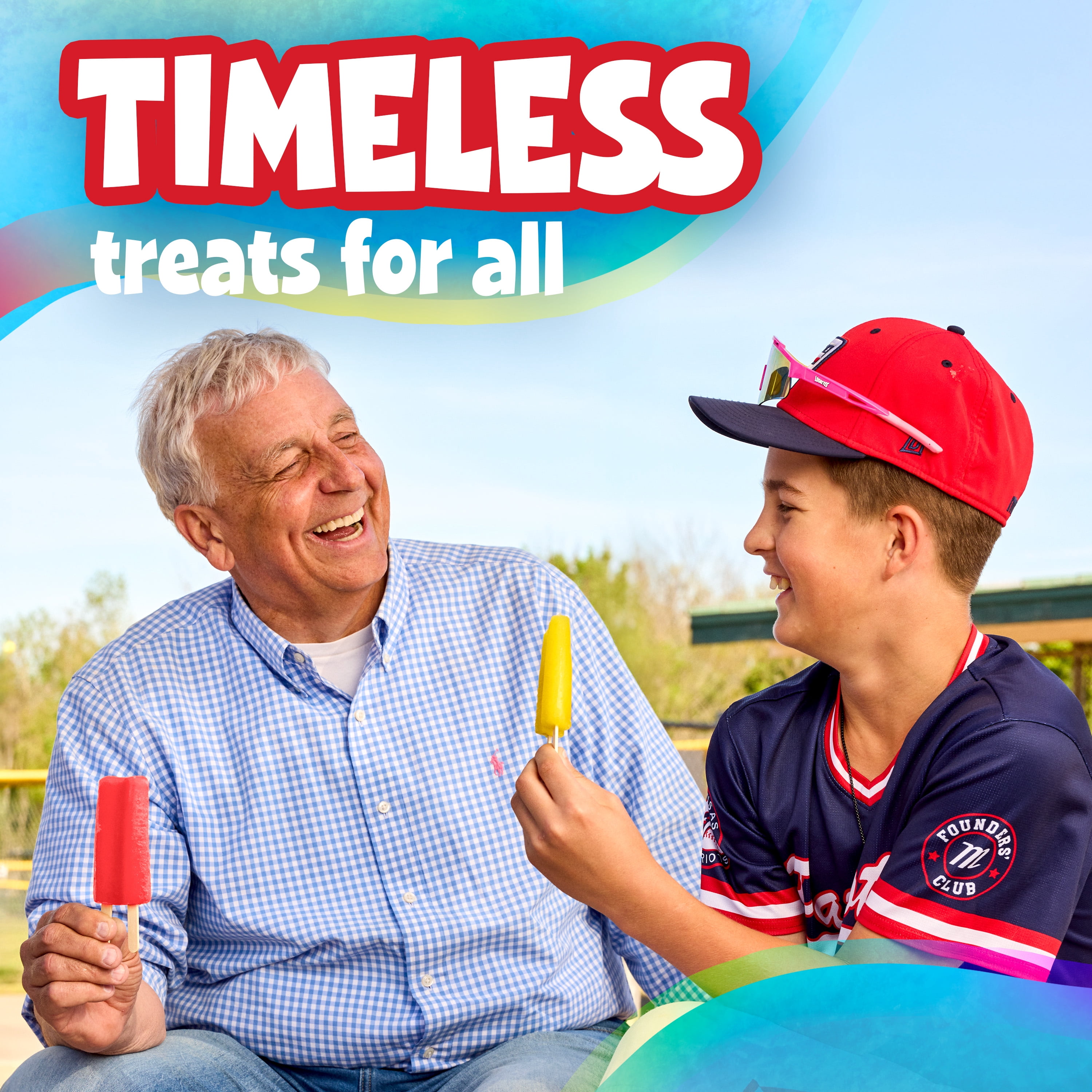 Budget Saver Twin Pops, Assorted Flavors, 18 Count, Frozen Popsicles, Cherry, Banana and More