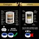 thumbnail image 5 of Filtro de Ducha Agua Universal de 25 Etapas - 3 Cartuchos Reemplazables, Purificador Elimina Cloro/Impurezas/Olores, Compatible con Todo Tipo de Cabezas de Duchas y Regaderas, 5 of 8