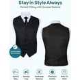 thumbnail image 4 of S.H. Churchill & Co. Men's 4 Piece Vest Set, with Bow Tie, Neck Tie, and Pocket Square, 4 of 7