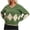 Green, variant on Erwazi Sweaters Women's Color Block Fall Winter V Neck Long Sleeve Warm Soft Knitted Pullover