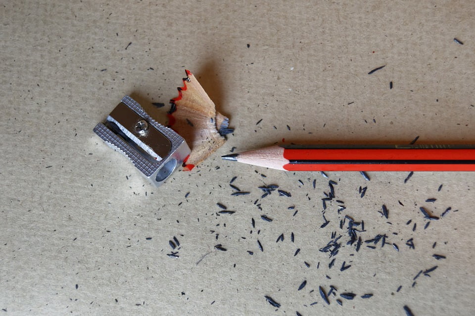 pencil sharpener shavings