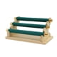 thumbnail image 5 of 2 piezas de 3 niveles tocador gabinete escaparate organizador estante de almacenamiento Verde blanco, 5 of 9