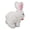White, variant on BIMZUC Realistic Bunny Toy 6.7 Inch Plush Interactive Easter Hopping Bunny Toy with Sound and Wiggling Ears for Kids Pink (17 cm / 6.7 inches)