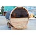 thumbnail image 4 of ALEKO Outdoor 6 -8 Person Red Cedar Wet Dry Barrel Sauna with Heater, 4 of 18