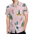 thumbnail image 4 of High Quality Hawaiian Shirts for Men Short Sleeve Aloha Beach Shirt Floral Summer Casual Button Down Shirts Blouses ZHZYVX, 4 of 7