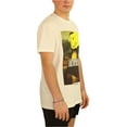 thumbnail image 2 of Eleven Paris T-Shirt Graphique Sourire Mona Lisa pour Hommes, Blanc, Grand, 2 of 4