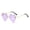 Purple, variant on Melting Heart Sunglasses for Women Men, Rimless Irregular Metal Sun Glasses, Dripping Heart Shape Colorful Bling Eyewear for Party, Prom, UV Protection Glasses Lunettes de Soleil Eyewear, Purple