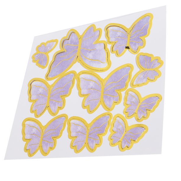 Decoraciones para Tartas de cumplea?os, Kit de Adornos para Tartas de Mariposa para Suministros de Fiesta de cumplea?os, decoración de Tartas para Baby Shower, Suministros para Manualidades, púrpura EOTVIA NO