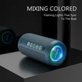 thumbnail image 2 of Altavoz Bluetooth Ortizan Portable IPX7 Resistente al Agua 24W Azul, 2 of 7