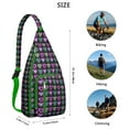 thumbnail image 4 of Stylish Sling Backpack - Modern Aesthetic Crossbody Bag with Abstract Geometric Pattern, Lightweight Fashion Pack for Daily Commute, 4 of 4