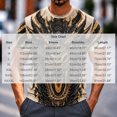 thumbnail image 5 of Men's 3D Fierce Dragon Face Graphic T-Shirt Cool Black Gold Novelty Short Sleeve Crewneck Tees Casual Summer Tops Hip Hop Streetwear Party Costume Shirts, 5 of 5