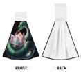 thumbnail image 2 of Disketp Snake Holding A Lotus Hanging Kitchen Towel Tie Towels Tea Bar Dish Cloths Dry Towel for Laundry Room Decor (18*14in), 2 of 7