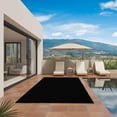thumbnail image 2 of Black Outdoor Rug 5x8 Ft, Non Slip Washable Area Rug, Solid Color Farmhouse Black Patio Rugs Carpet Runner, Large Floor Mat for Indoor/Outdoor Deck Porch Camping, 2 of 8