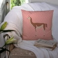 thumbnail image 3 of Carolines Treasures BB7921PW1414 Guanaco Pink Check Fabric Decorative Pillow, 14 x 14 in., 3 of 4