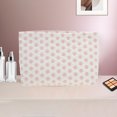 thumbnail image 5 of Unique Bargains 1 Pc convenient Rectangle Flat Dots Makeup Bag for Travel Large White Pink Polyester, 5 of 5
