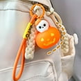 thumbnail image 4 of Luoshdecor Halloween Pumpkin Keychain Cute Keychain with LED Light for Women Halloween Gifts Bag Charms for Handbag Purse Car Keys, 4 of 6