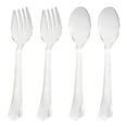 thumbnail image 5 of 4 Count, 9.8 IN Clear Plastic Cutlery Set (Includes 2 Forks and 2 Spoons), by Way To Celebrate, 5 of 7