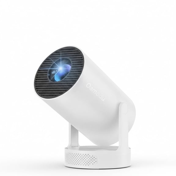 Oamodu HD Mini Projector with Android 11, 4K Supported, 180° Rotatable, Portable for Home Use, Ideal for Movies and Everyday Entertainment