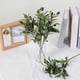 thumbnail image 5 of Decoración del hogar, decoración de la habitación, rama de olivo artificial de 4 tenedores con tallos de plantas verdes artificiales de frutas para decoración de bodas, decoración del hogar, accesorio, 5 of 6