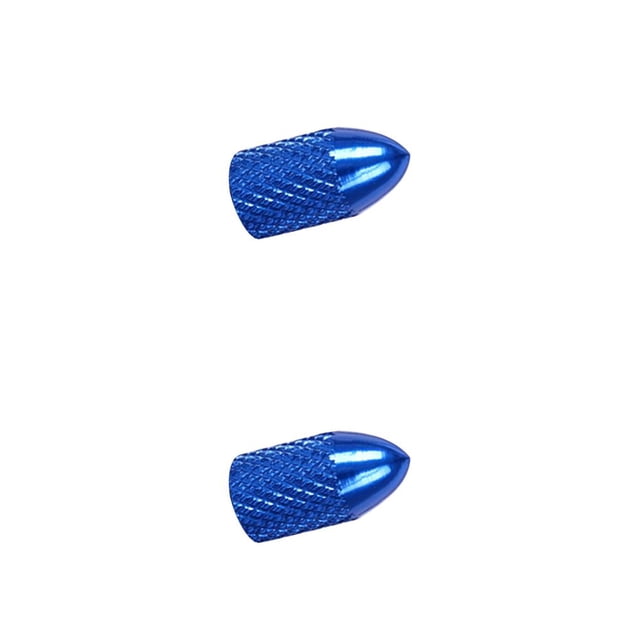 Eigraketly 2 uds., exquisitas tapas de válvula de neumático, accesorios decorativos para bicicleta, boquilla de aire Universal Multicolor resistente, Azul 2piezas Eigraketly CBP211622