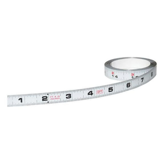 Us Tape 144 in Adhesive Tape Measure, 1/2 in Blade 50006