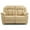 Beige, variant on Passion Furniture PF-G683-RL Daria 62 in. Flared Arm Faux Leather Straight Reclining Sofa in Black