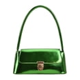 thumbnail image 1 of 1213 Bolso Hombro Con Tapa PU Color Brillante Nacarado Personalizado Francés (verde) Verde, 1 of 9
