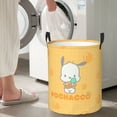 thumbnail image 6 of Large Laundry Basket with Handle, Pochacco Collapsible Laundry Hamper, Dirty Clothes Storage Basket for Living Room, Bathroom, Bedroom, College Dorm, 6 of 7