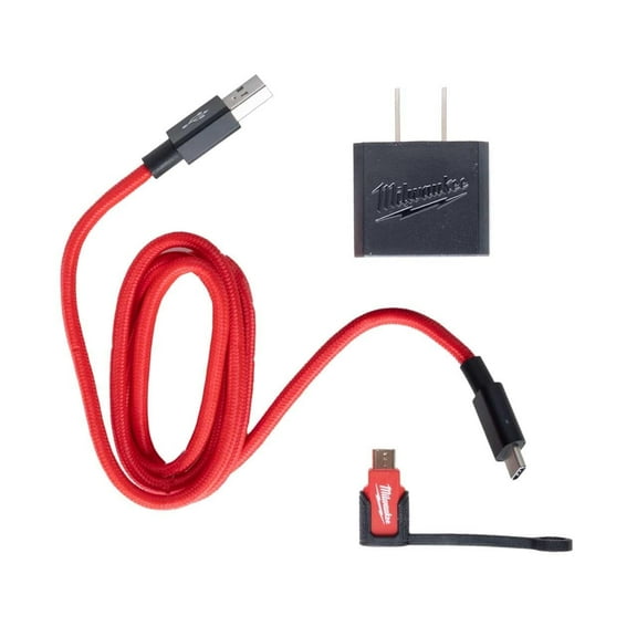 MILWAUKEE 48-59-1209 3FT USB-C and 2.1A Wall