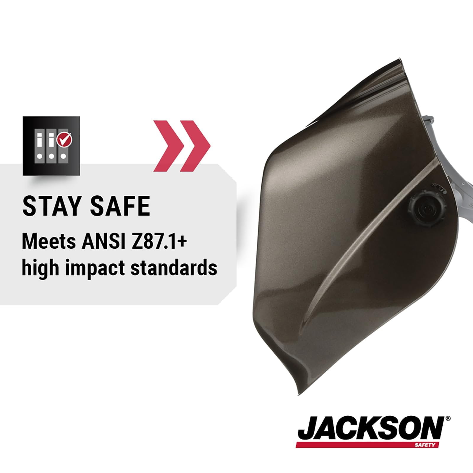 Jackson Safety W10 HLX Passive Welding Helmet (20508), Ultra-Lightweight, Heavy Metal Graphic, 2 Units / Case
