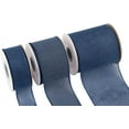 thumbnail image 2 of Joycrosso Burlap Wired Edge Ribbon 1.5 inch x 10 Yards, Navy, Ideal for Crafting, Gift Wrapping, Wreath, Christmas Tree, and Rustic Wedding Decorations, 2 of 4