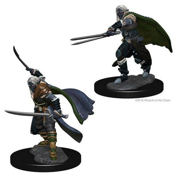 WizKids WZK72637 Dungeons & Dragons Nolzurs Marvelous Unpainted Elf Male Ranger W1 Miniature
