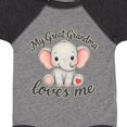 thumbnail image 4 of Inktastic Great Grandma Loves Me Boys or Girls Baby Bodysuit, 4 of 5