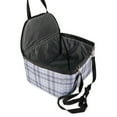 thumbnail image 7 of Water and Stain Proof Dog Car seats for Small Dogs - 15.75 x 12.6 x 9.85 Inches Dog Booster Seat with Removable, Adjustable Fastening Straps - Gray-Tartan, 7 of 7